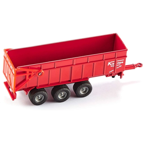 Traktor Massey Ferguson z przyczepą model metalowy SIKU S1844